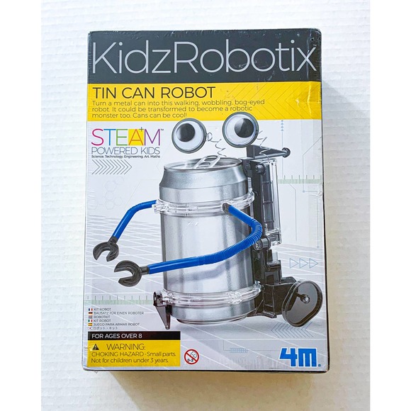KidsRobotix Tin Can Robot - Educational Robot Building Kit - New in Box - Picture 4 of 5